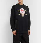 Palm Angels - ICECREAM Printed Loopback Cotton-Jersey Sweatshirt - Black