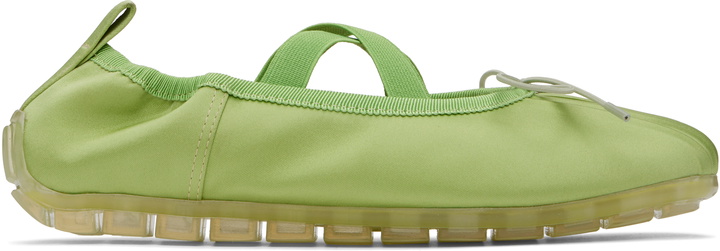 Photo: Simone Rocha Green Grip Ballerina Flats