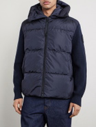 Canada Goose - HyBridge® Wool and Quilted Shell Hooded Down Jacket - Blue