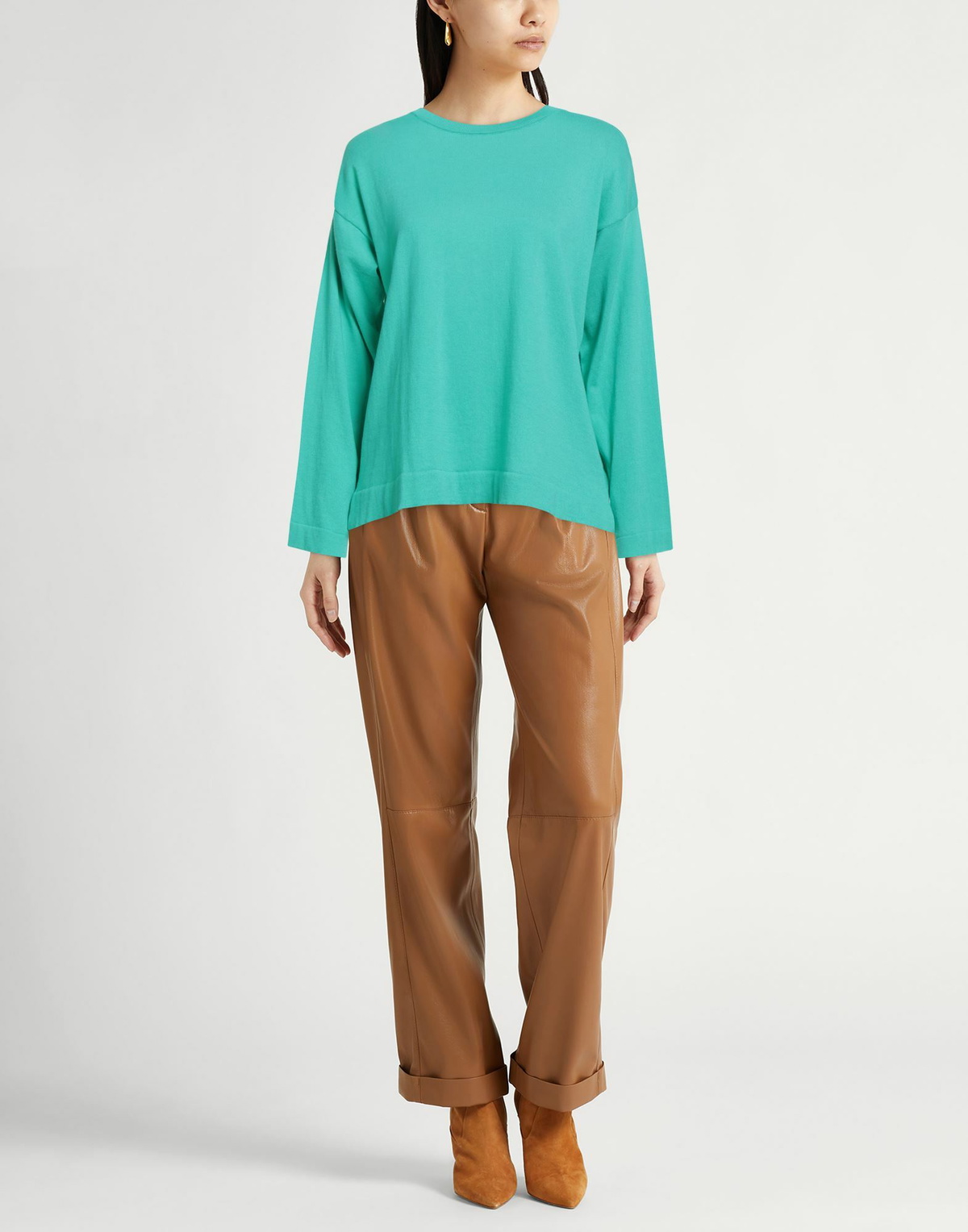 Jucca Womens Sweater Emerald in Green
