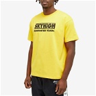 Sky High Farm Men's Construction T-Shirt in Yellow