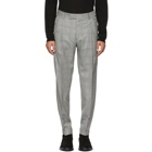 Tiger of Sweden Black and White Tivolo Trousers
