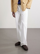 Grenson - Epsom Suede Penny Loafers - Brown