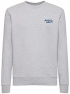 MAISON KITSUNÉ - Handwriting Logo Crewneck Sweatshirt