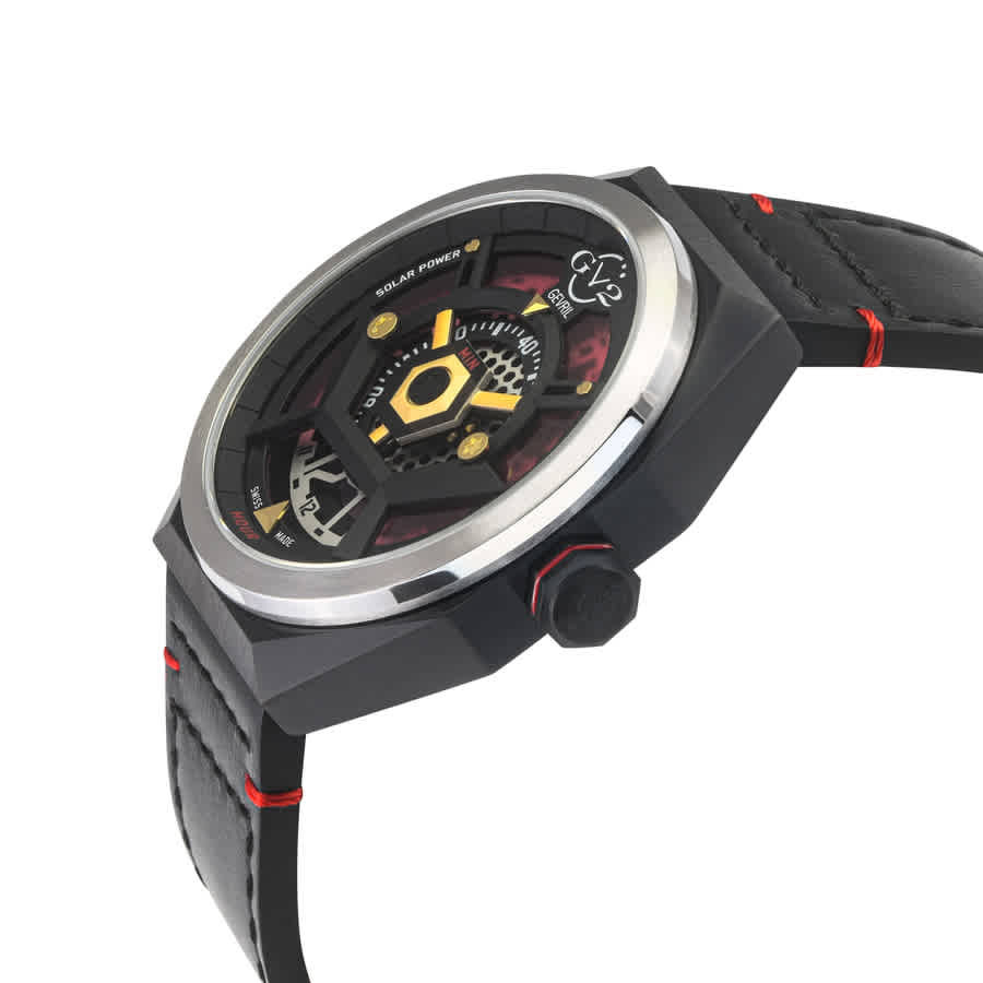 GV2 by Gevril Stella Solare Red Dial Mens Watch 43801
