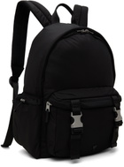 AMI Paris Black Ami De Cœur Backpack