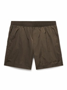 NN07 - Warren 1442 Straight-Leg Mid-Length Recycled Swim Shorts - Brown