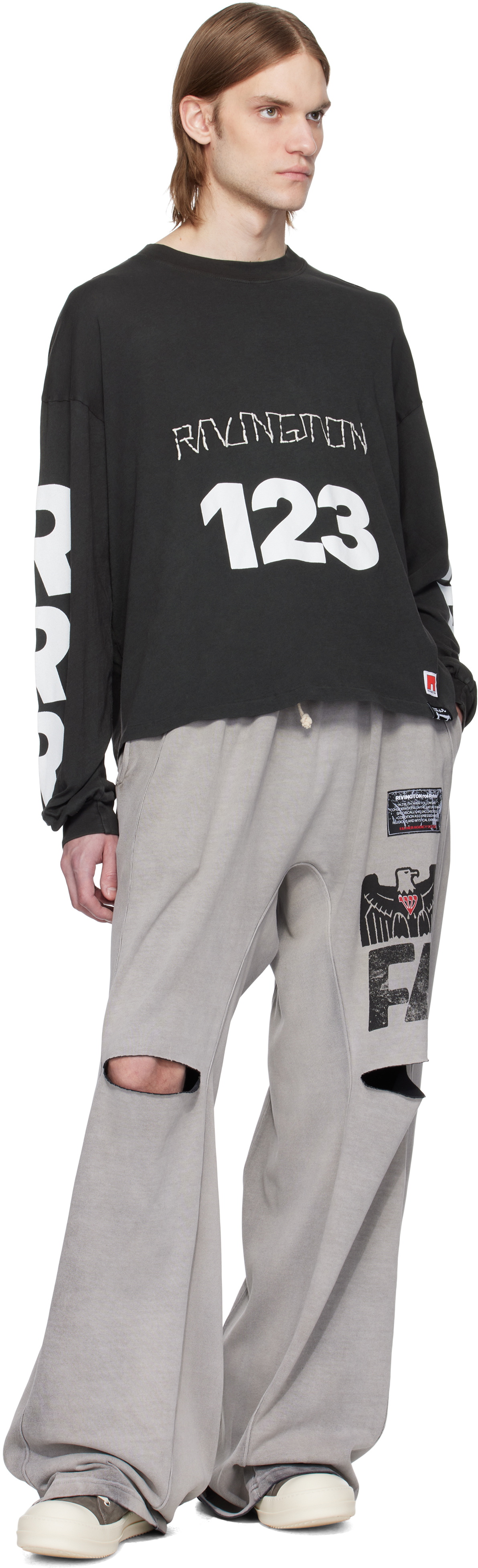 Rivington Roi Rebis Black USO-123 Garden LS T-shirt