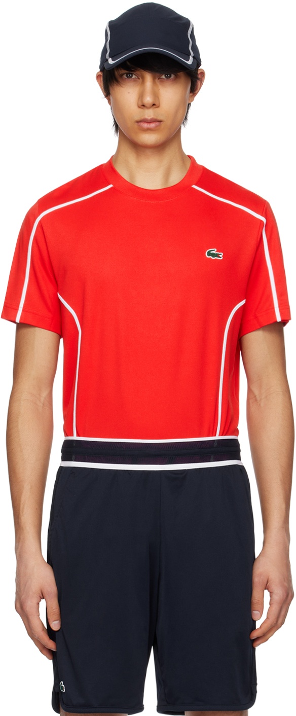 Photo: Lacoste Red Ultra-Dry T-Shirt