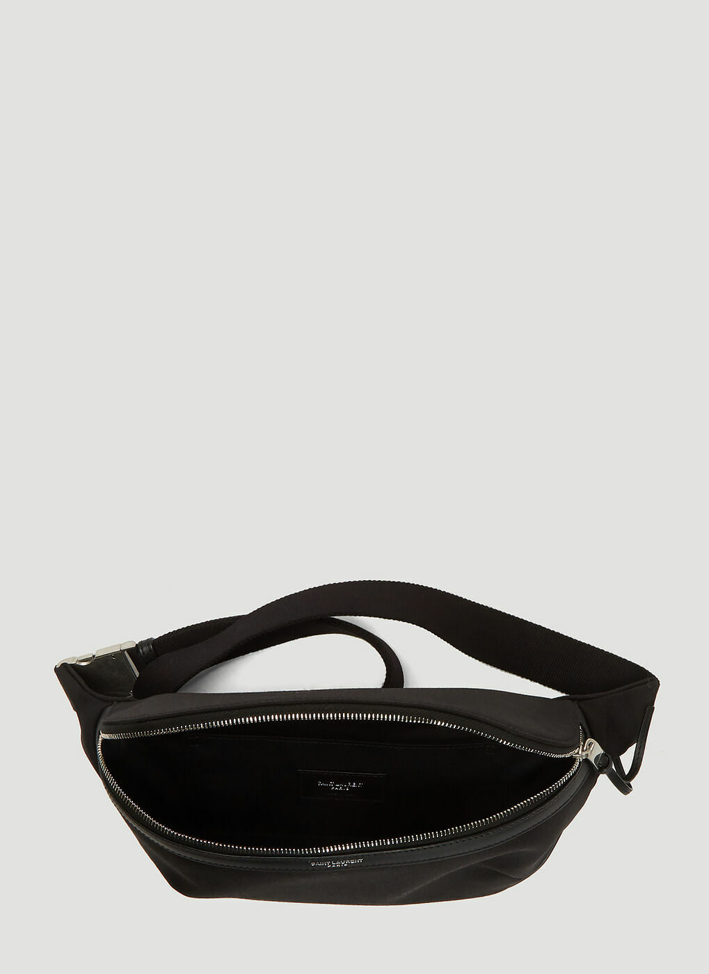 ★SAINT LAURENT★ BLACK CANVAS BELT BAG ♪ブラック♪ Saint Laurent Classic Canvas Belt Bag male Black Saint Laurent
