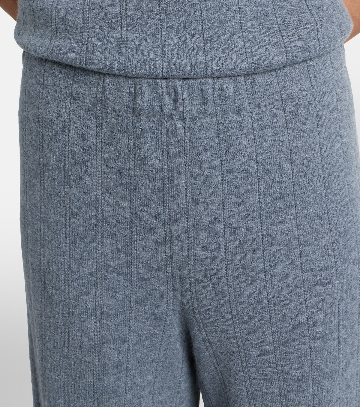 Lisa Yang Shannen cotton and cashmere wide-leg pants