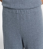 Lisa Yang Shannen cotton and cashmere wide-leg pants