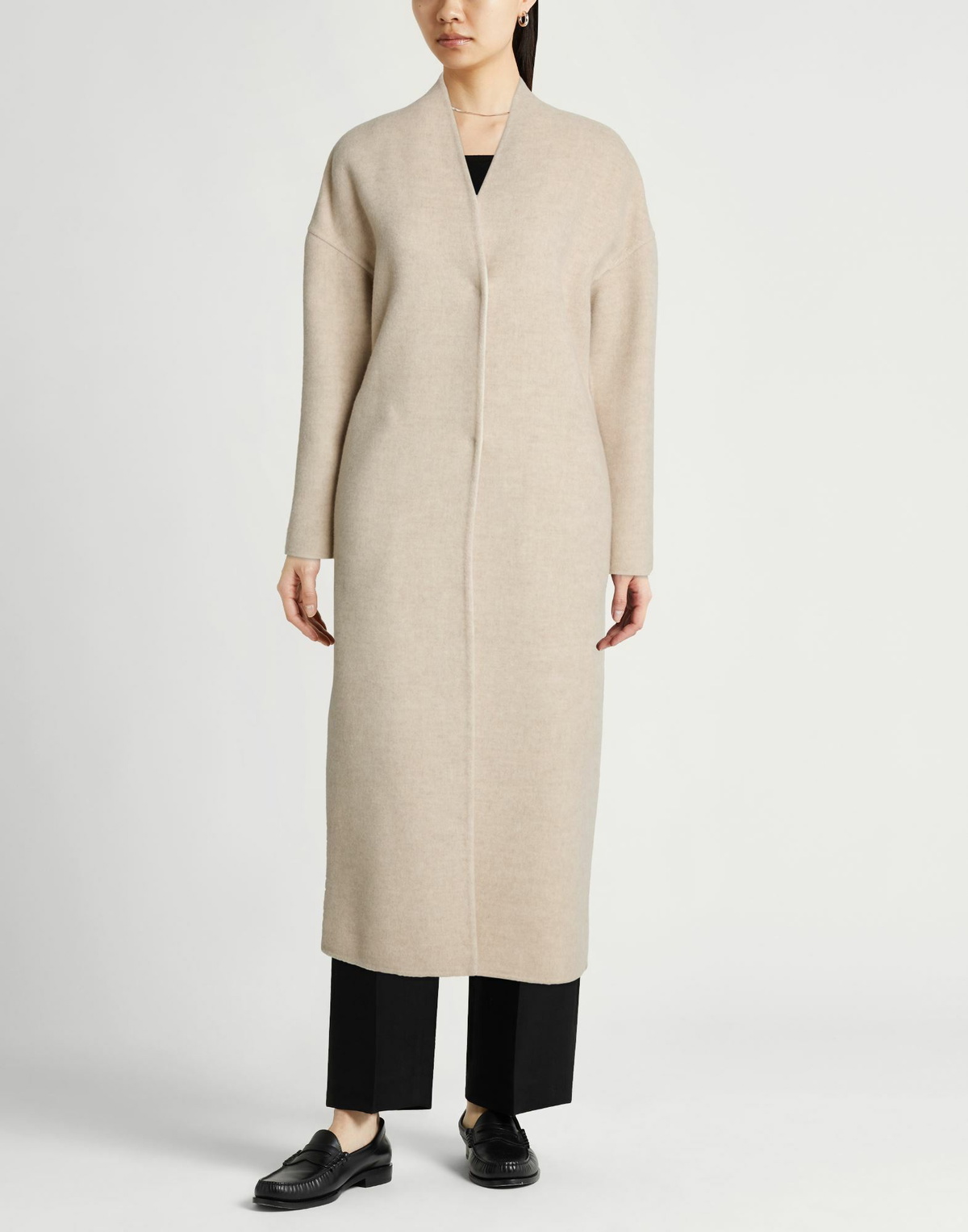 Agnona Womens Coat in Ivory