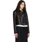 KHAITE Black Cordelia Leather Jacket