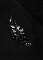 Simone Rocha Crystal-emebllished Wool-blend Balaclava - Black - One Size