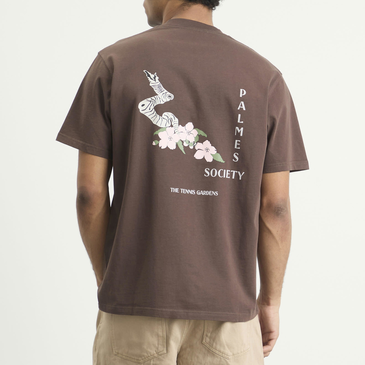 Palmes Men's Ramus Pocket T-Shirt in Brown