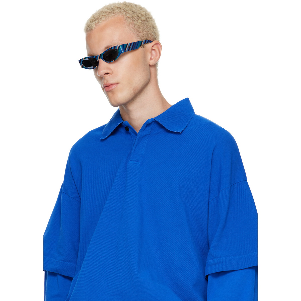 LOEWE Blue Flash Slim Cateye Sunglasses