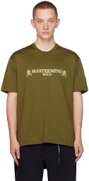MASTERMIND WORLD Green Printed T-Shirt