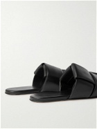 Bottega Veneta - Intrecciato Padded Leather Slides - Black