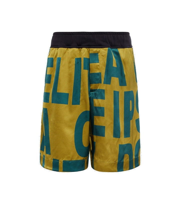 Photo: Dries Van Noten - Printed mid-rise jersey shorts