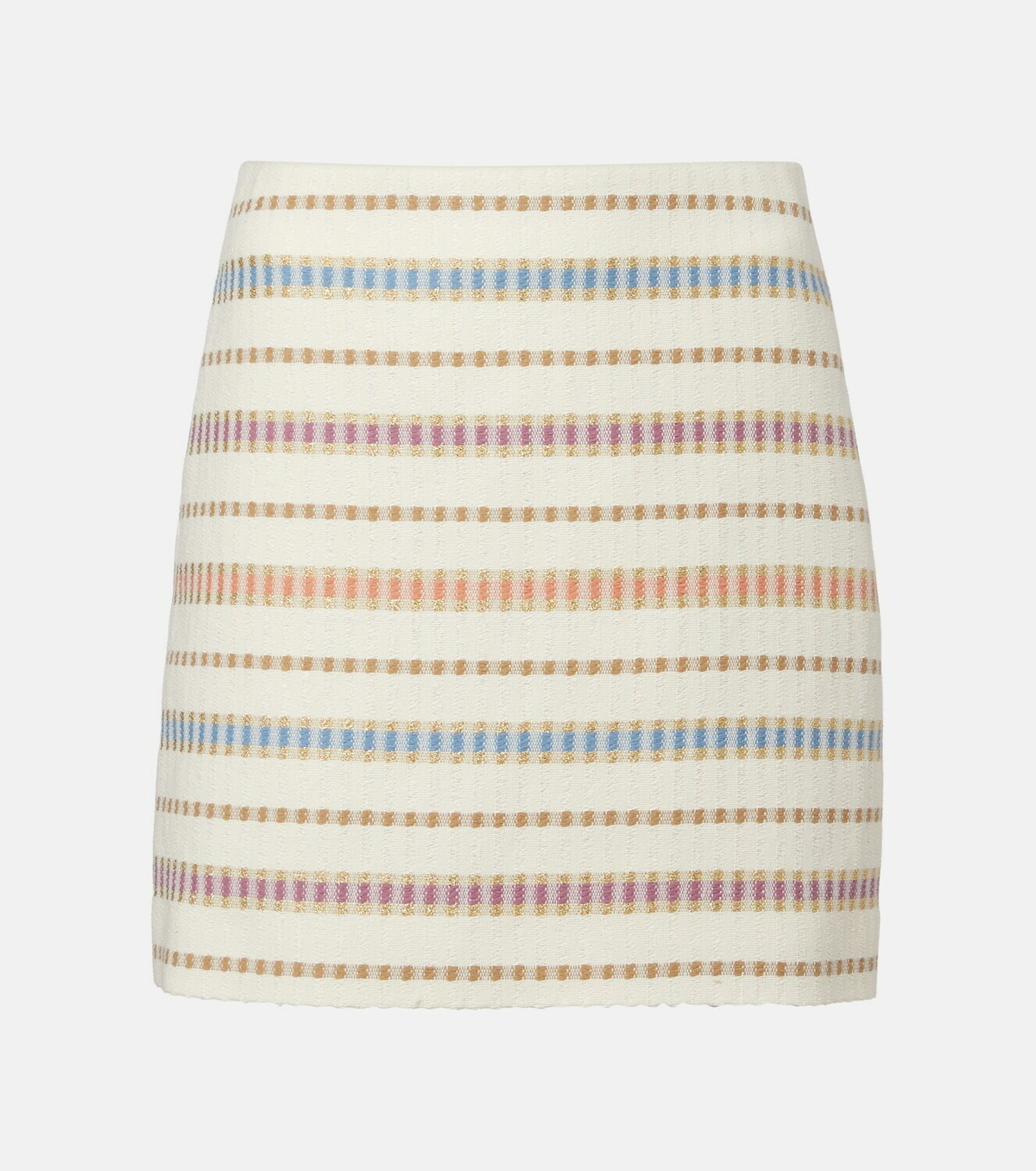 Veronica Beard Ohemia cotton and wool-blend miniskirt