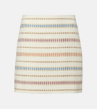 Veronica Beard Ohemia cotton and wool-blend miniskirt