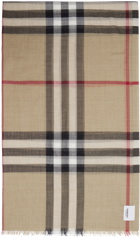 Burberry Beige Check Scarf