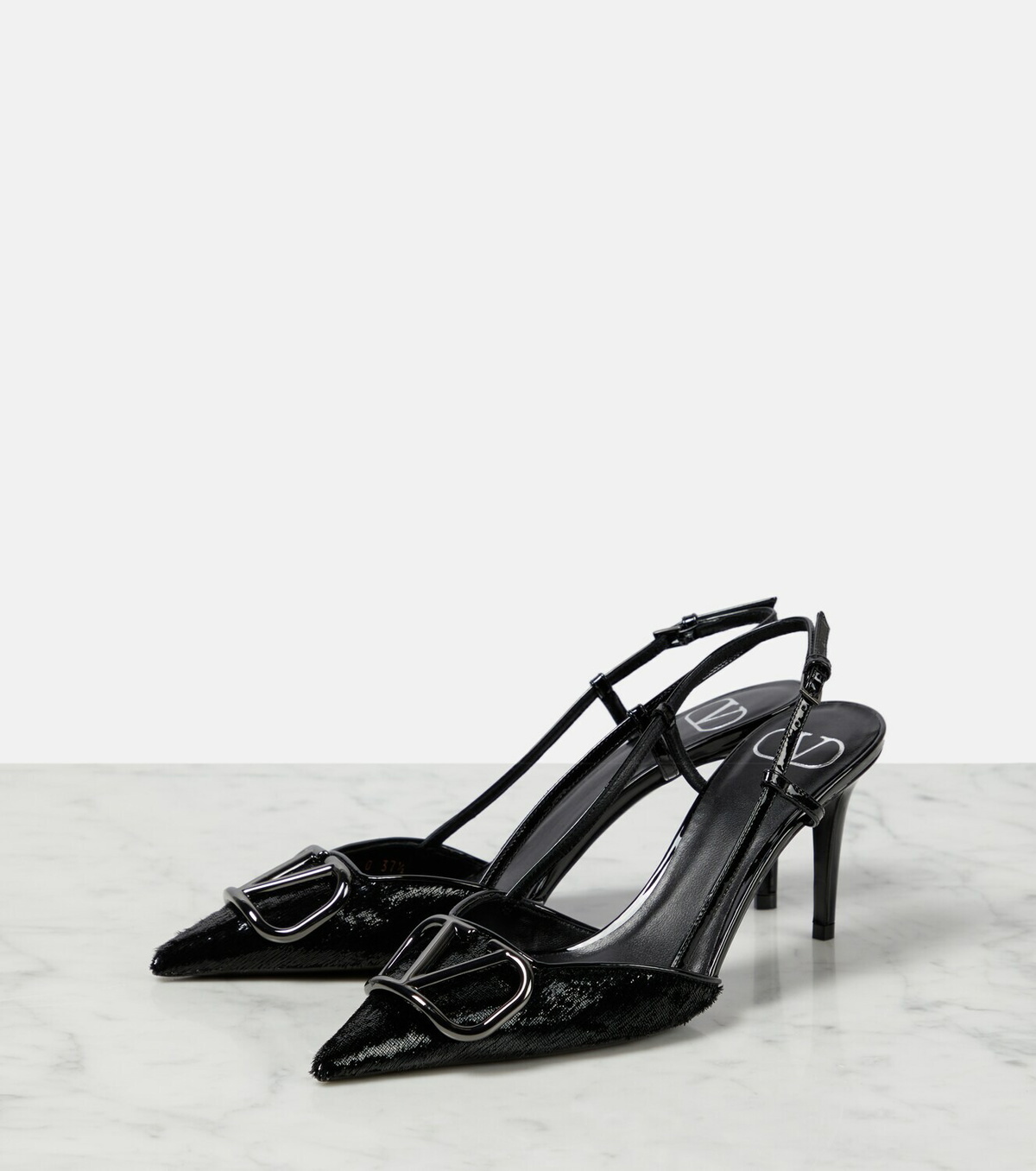 Valentino Garavani VLogo Signature 80 slingback pumps