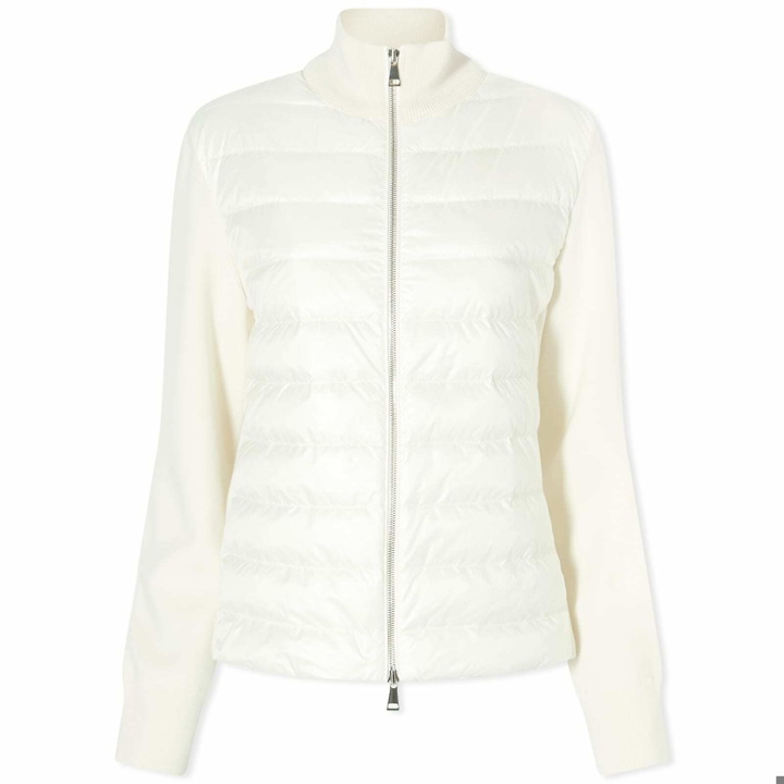 Photo: Moncler Women's Padded Cardigan in Brown