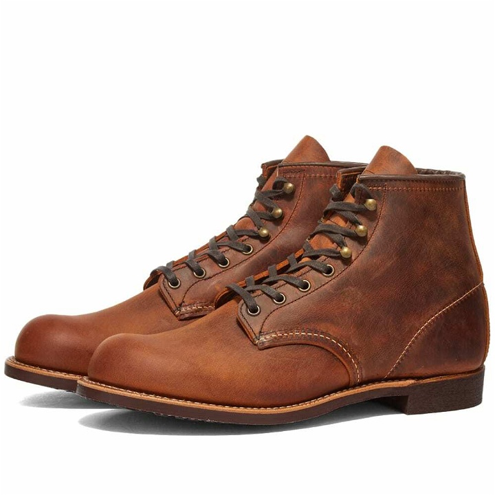 Photo: Red Wing Men's 2955 Heritage Work 6" Blacksmith Boot in Copper Rough/Tough