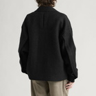 Entire Studios Men's Fjord Wool Shirt Jacket in Black
