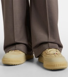 Moncler Altive leather-trimmed sneakers