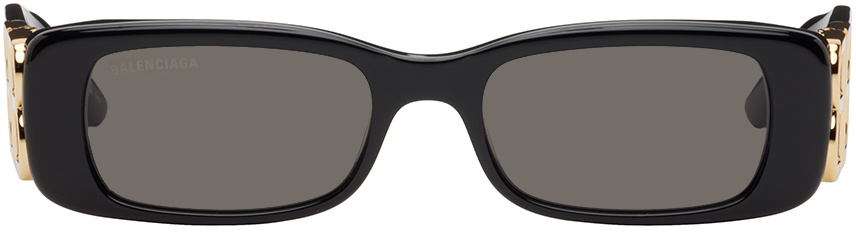 【Balenciaga】 Dynasty Rectangle Sunglasses Black ★送料込★ Dynasty Rectangle Sunglasses in Black | Balenciaga US