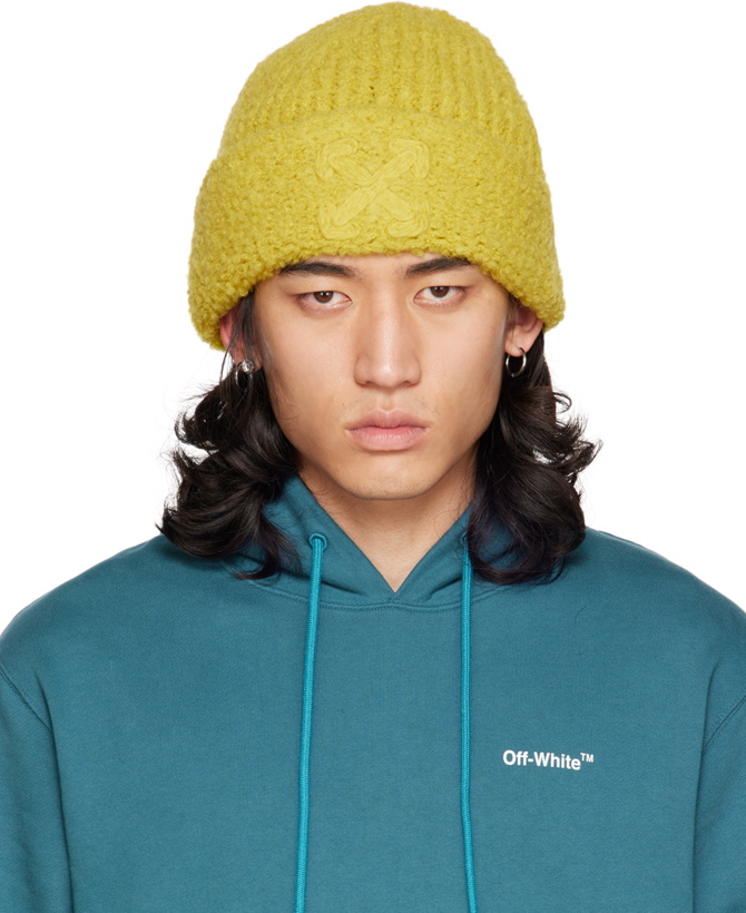 Photo: Off-White Yellow Arrow Beanie