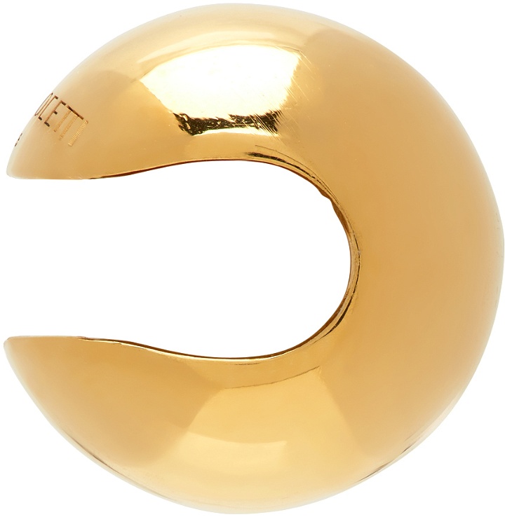 Photo: Alan Crocetti Gold Sphere Single Ear Cuff