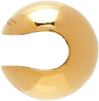 Alan Crocetti Gold Sphere Single Ear Cuff