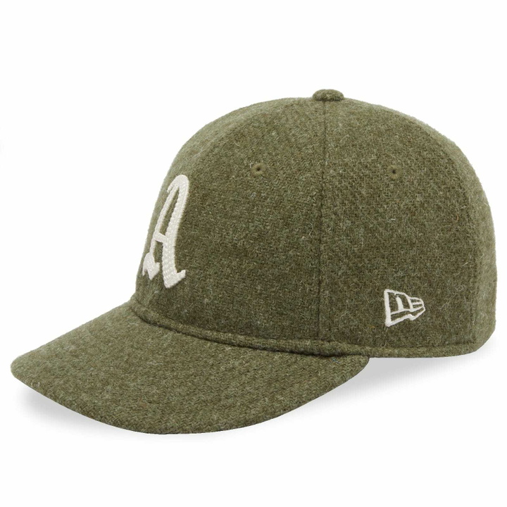 Photo: New Era Oakland Athletics Harris Tweed 9Fifty Adjustable Cap in Green
