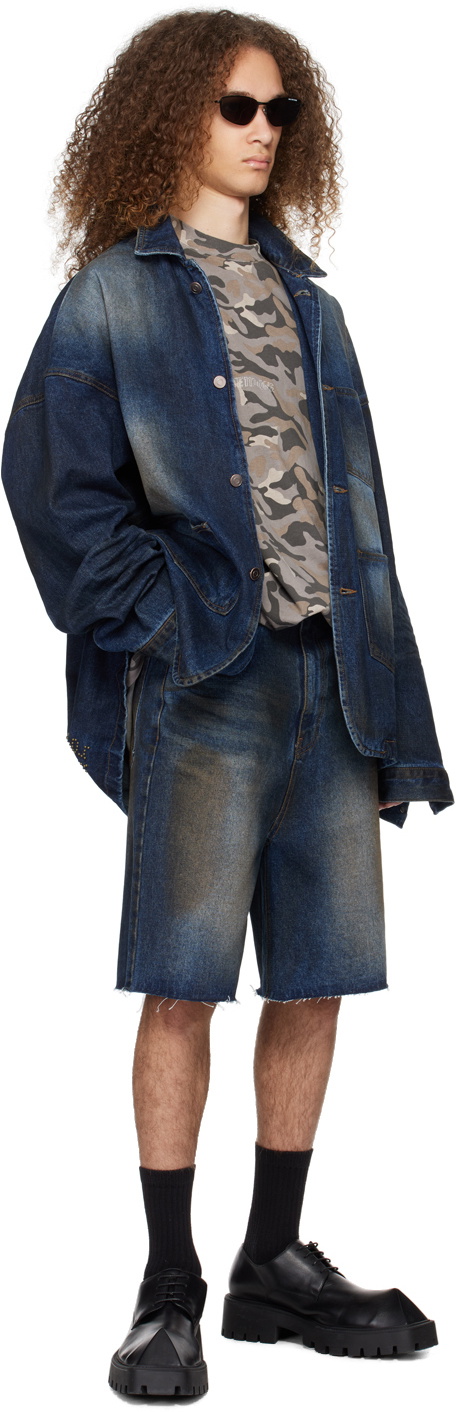 Made To Fade Shorts - Washed Navy