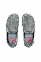 Diesel Espadrille loafers in distressed denim - Lace Ups and Mocassins Mens in Blue