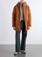 Stone Island - STONE ISLAND GHOST Garment-Dyed Shell Down Parka - Orange
