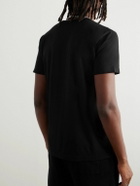 Local Authority LA - LA Slash Logo-Print Cotton-Jersey T-Shirt - Black