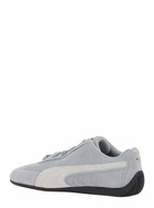 Puma speedcat Grey Sneakers With Logo Print On The Side And Logo Lettering On The Side In Leather Unisex