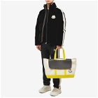 Moncler Genius x Palm Angels Tote Bag in White/Navy
