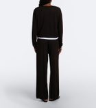 Leset James wool wide-leg pants