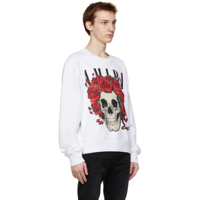 Amiri Grateful Dead Skull-print Cotton T-shirt In Black