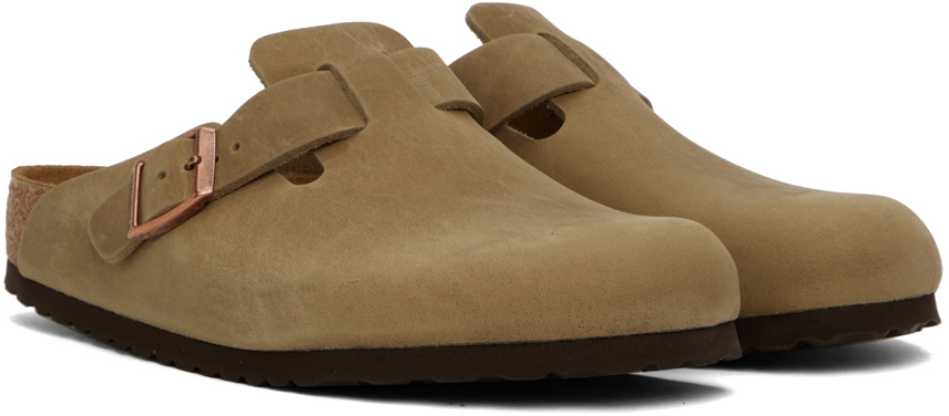 Birkenstock Beige Boston Loafers Birkenstock