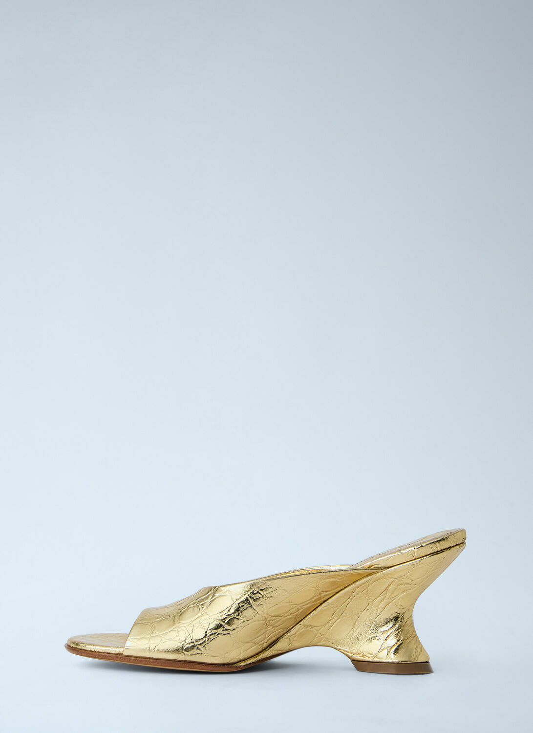 Dries Van Noten Sculpted Leather Mules