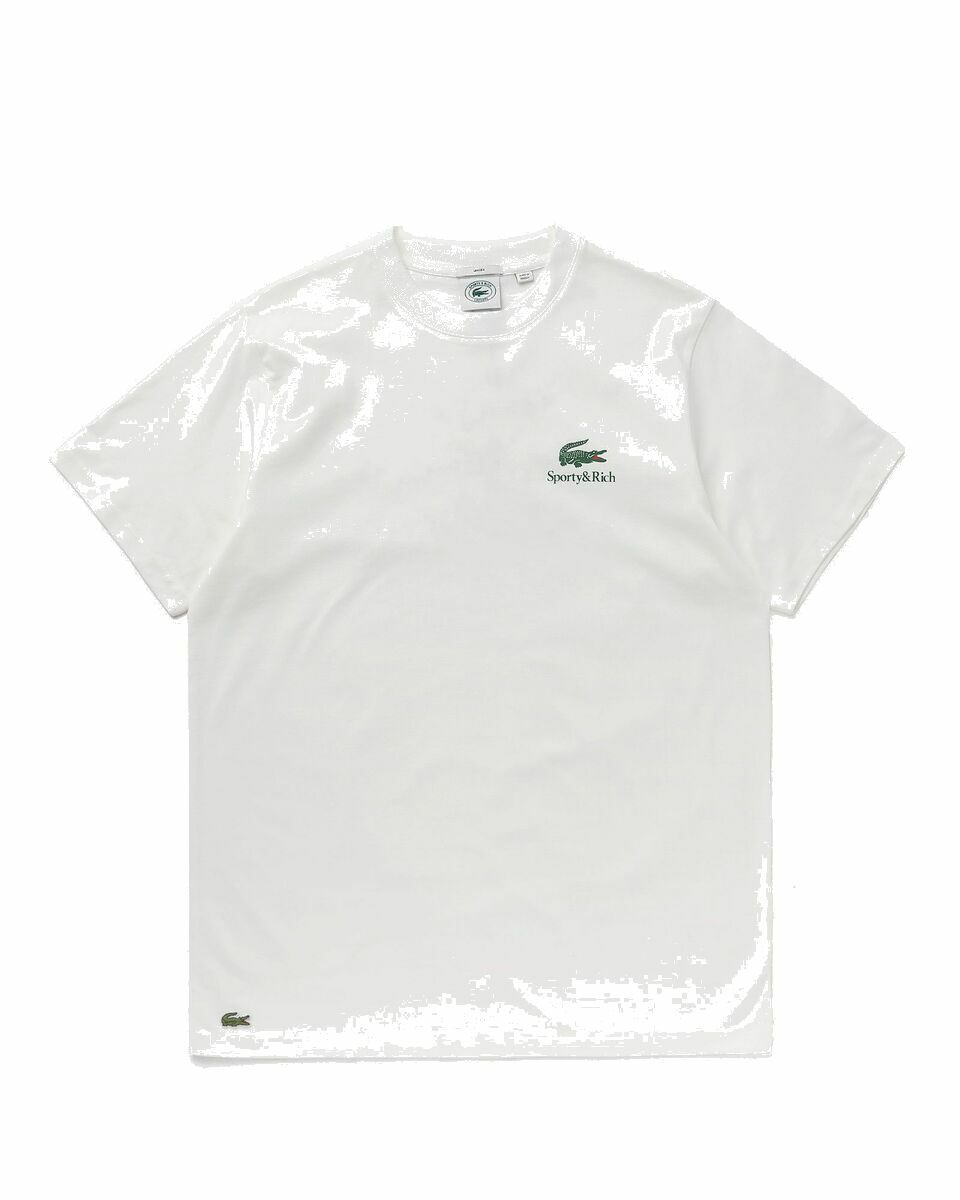 Photo: Sporty & Rich Lacoste Play Tennis Tee White - Mens - Shortsleeves