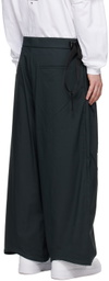 ACRONYM® Green Pleated Trousers