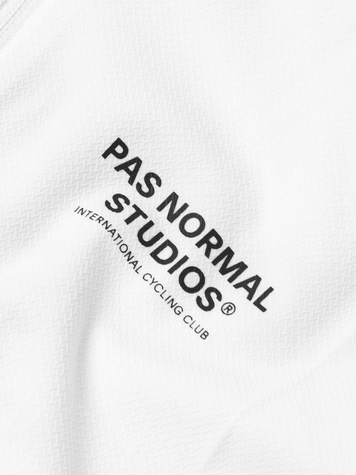 Pas Normal Studios - Solitude Logo-Print Cycling Jersey - White